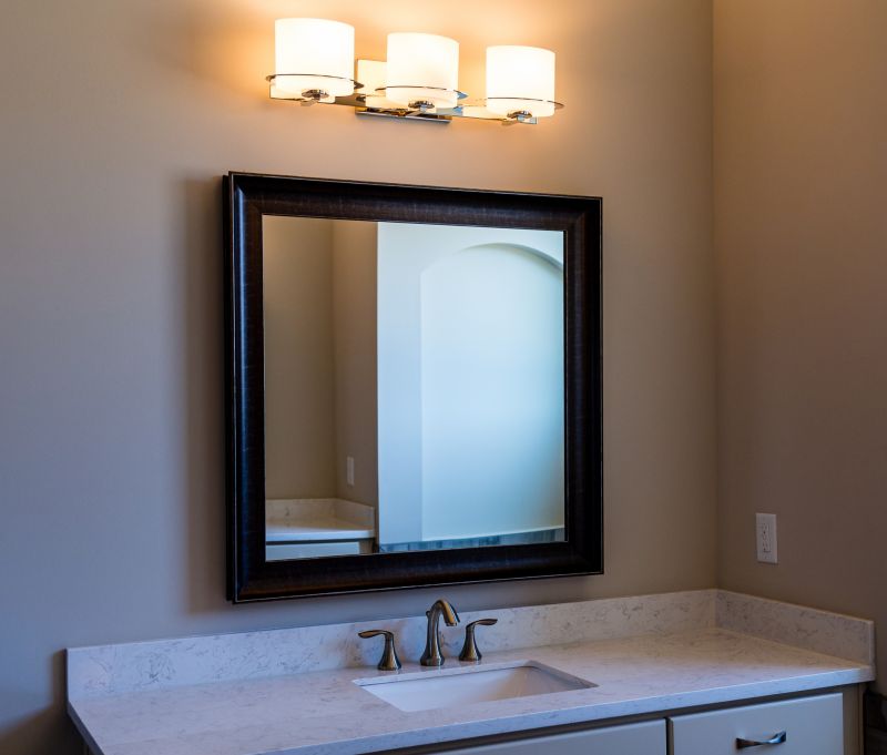 Modern Vanity with Backlit Mirror