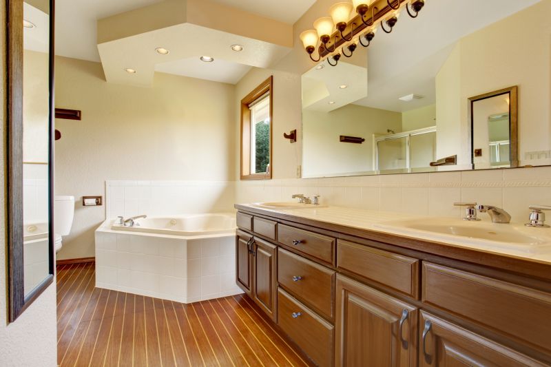 Bathroom with Recessed Lighting